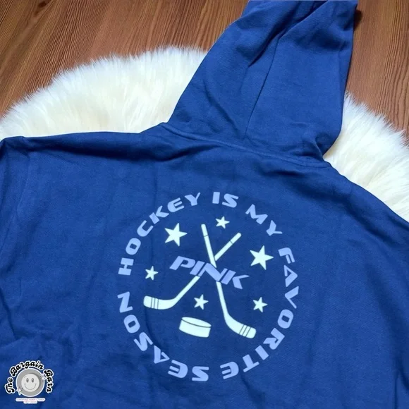 Victoria’s Secret PINK Hockey Zip Hoodie NWT Small Rare 2010s - Picture 3 of 4